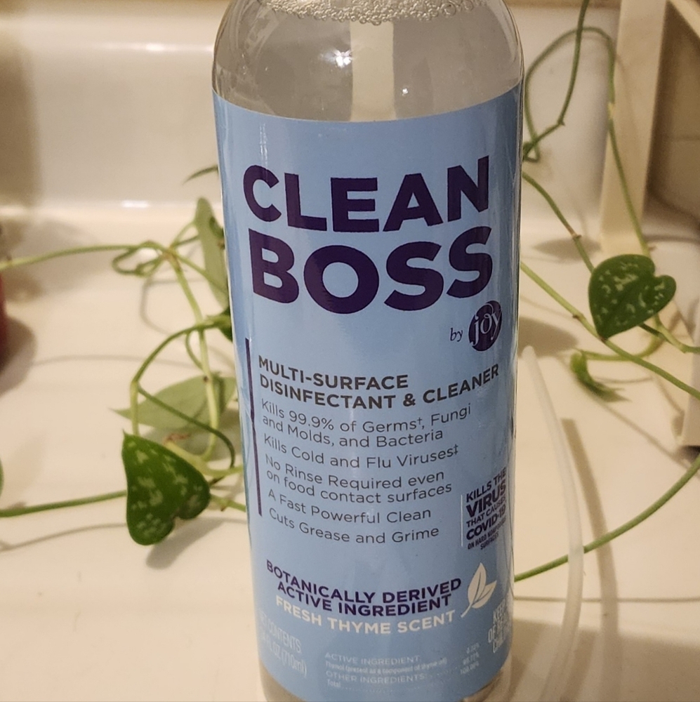 Clean Boss By Joy Multi-Surface Disinfectant & Cleaner 24 oz. Spray Bottle 3/$30